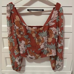 Aritzia chiffon top